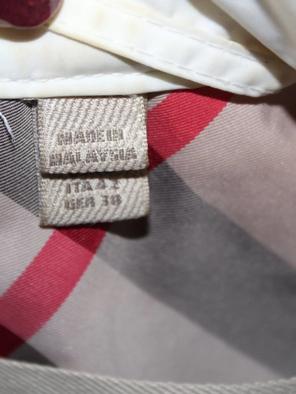 Burberry Brit White Removable Hooded Belted Trench Jacket Coat US 8 UK 10 IT 42 - Picture 11 of 14